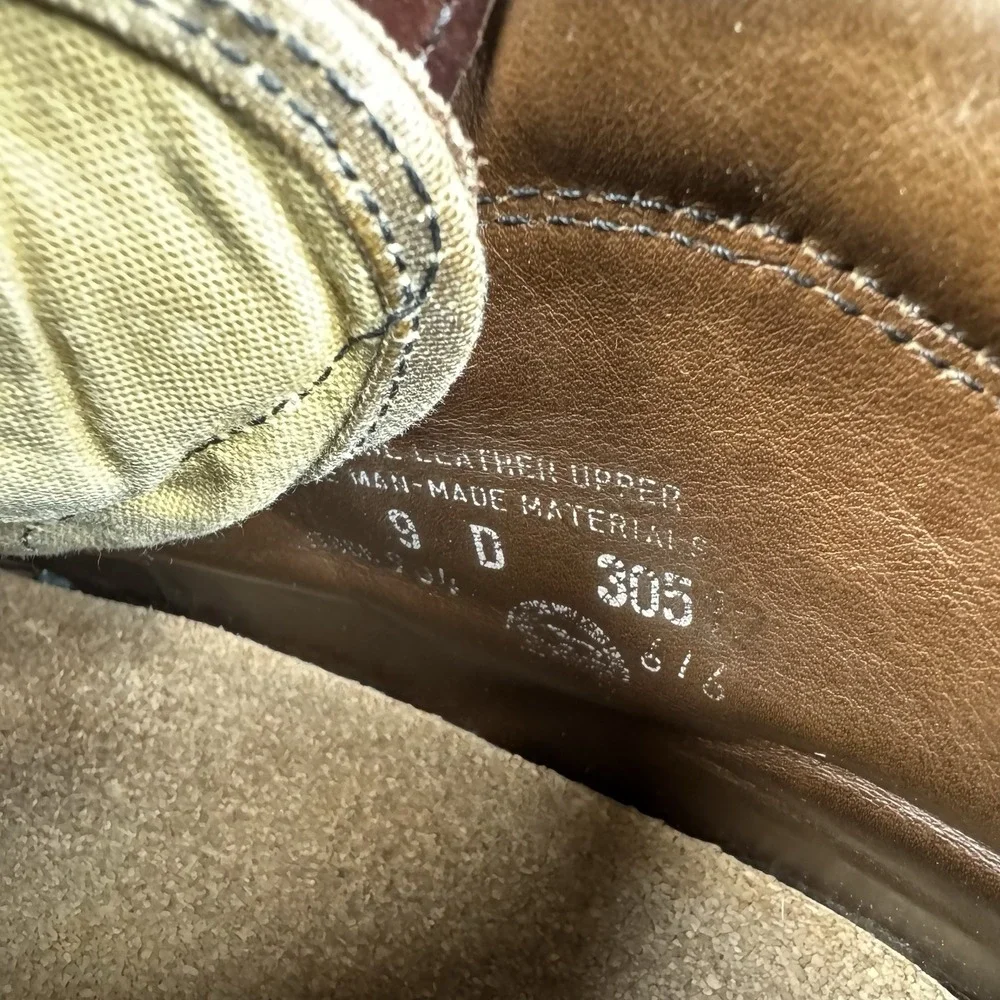 Vtg Filson Men 7904 Uplander Chukka Leather Boots Outdoor Moc Toe USA Vibram 9 D